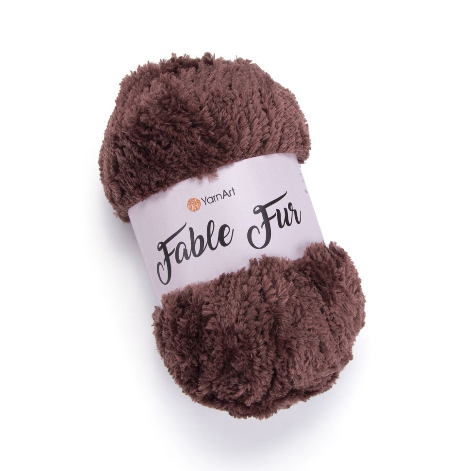 Fable Fur, YarnArt - 986 (шоколад)