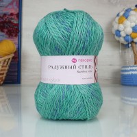 Радужный стиль (Пехорка) - 1140 М (изумрудный меланж)