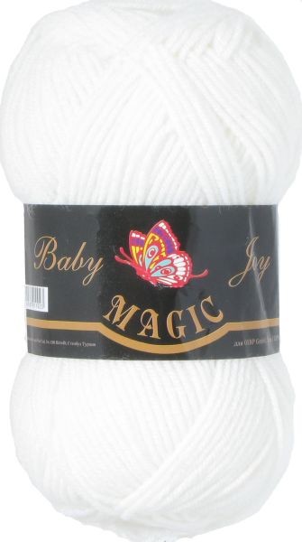 Пряжа Baby Joy  (Magic) 5701  белый
