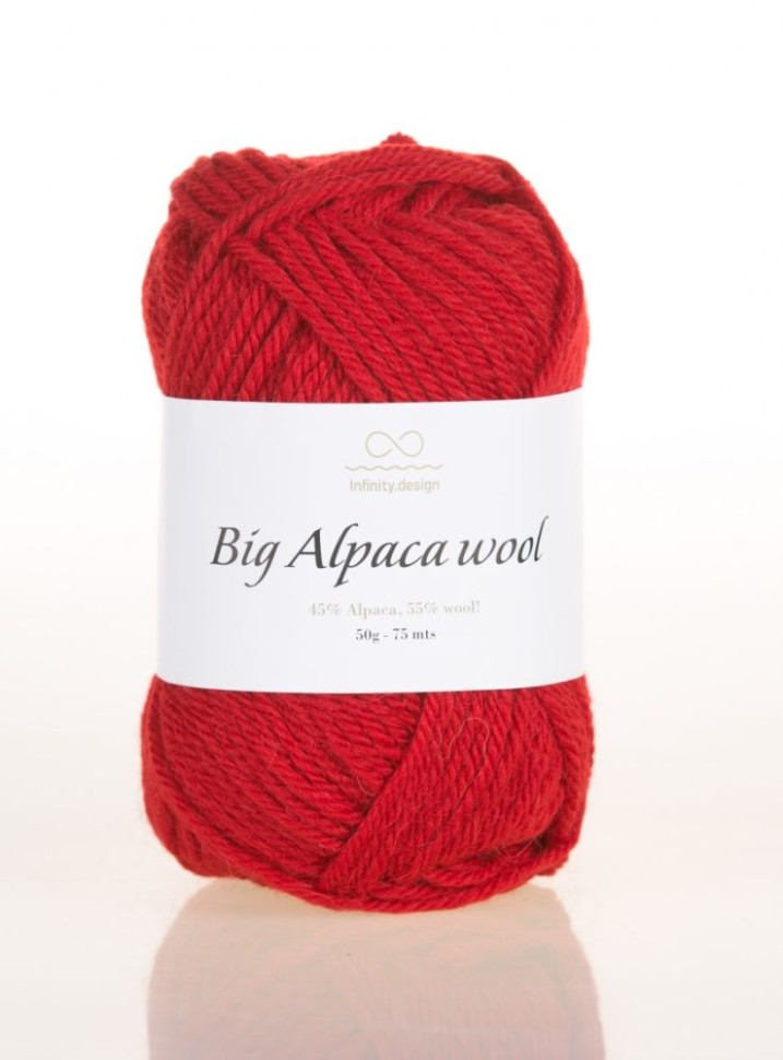 Пряжа BIG Alpaca Wool (INFINITY) 4219  красный