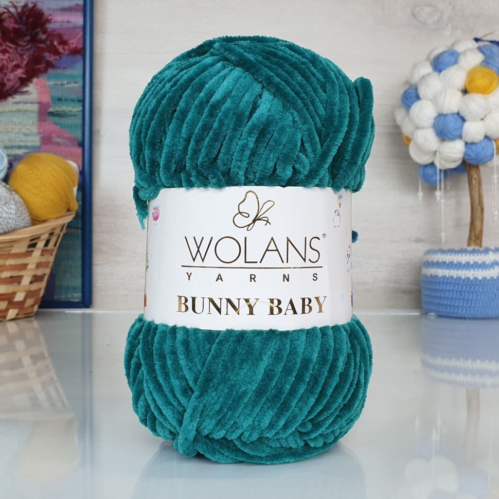 BUNNY BABY WOLANS - 63 (петрольный)