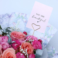 Держатель для открытки «Сердечко», 33 см (10 шт.)