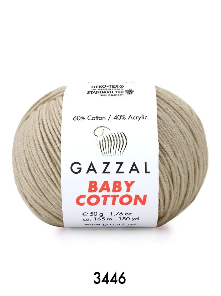 BABY COTTON (Gazzal) - 3446 (св.бежевый)