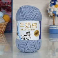 Милк коттон M&amp;H - 037 (серо-голубой)