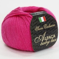 Альпака бэйби люкс (Сеам) - 25 (малиновый)