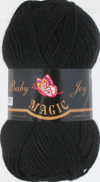 Пряжа Baby Joy  (Magic) 5702  черный