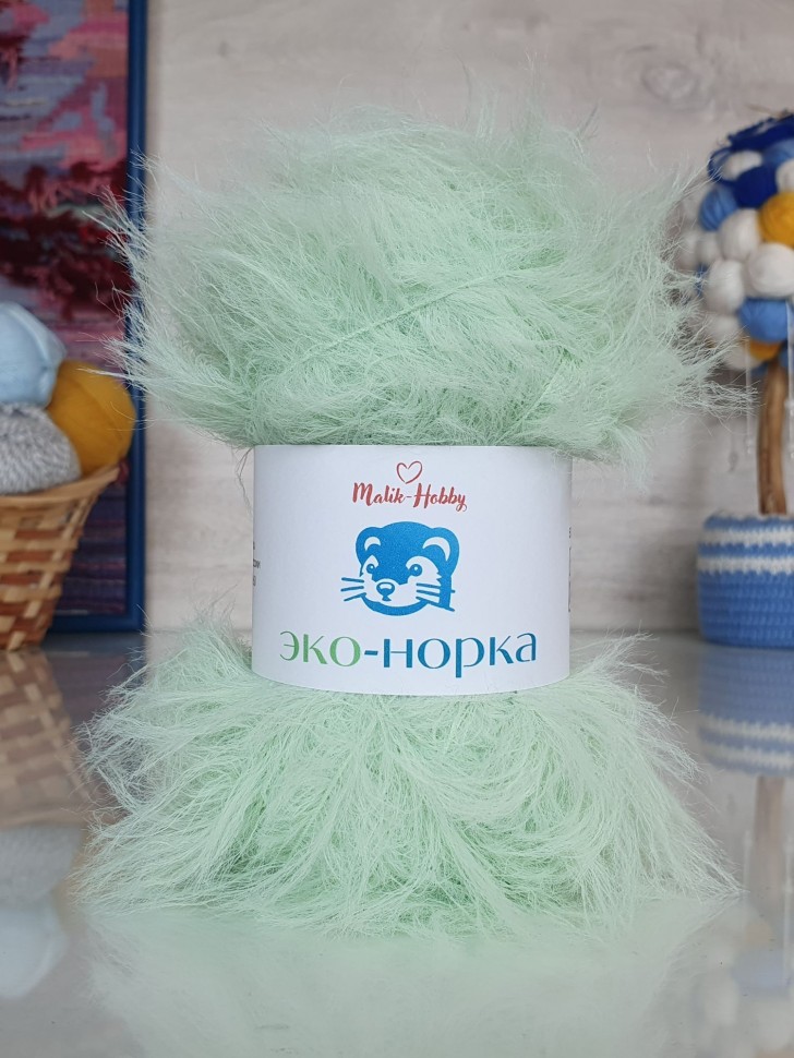 Эко-Норка M&H - 044 (светлый-салат)