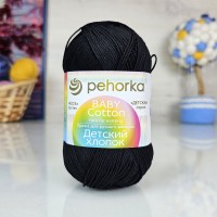 Детский хлопок (Пехорка) - 02 (Черный)