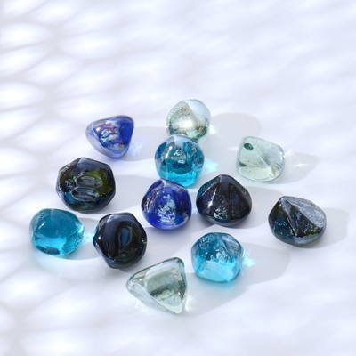 Декор стекло (250 гр) треугольник микс Декор стекло (250 гр) треугольник микс