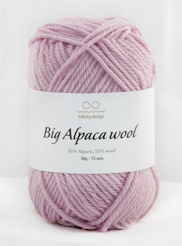 Пряжа BIG Alpaca Wool (INFINITY) 5002  св.сиреневый