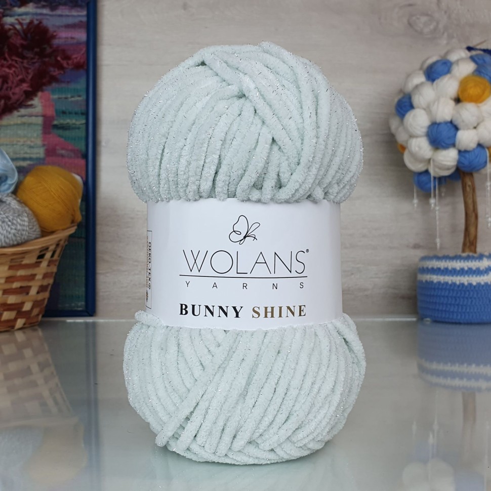 BUNNY SHINE WOLANS - 03 (мятно-жемчужный)