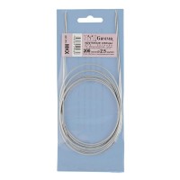 Спицы круговые MKX сталь (d 2.5 мм)/200 см, 1 шт с металл. леской, Gamma