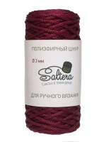 Шнур полиэфирный - 112 (бордовый)