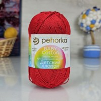 Детский хлопок (Пехорка) - 06 (Красный)