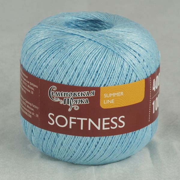 Пряжа Нежность (Softness) - 30003 (голуб_x1)