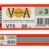 Спицы Visantia 5-ти компл. VT5 металл со спец.покрытием  20 см   3.0 мм.