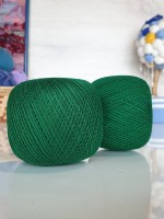 Нитки для рукоделия (вышивания) х/б ПНК - 4112 (т.зеленый)