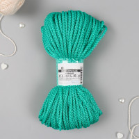 Шнур вязаный полипропилен 4 мм зеленый 50м