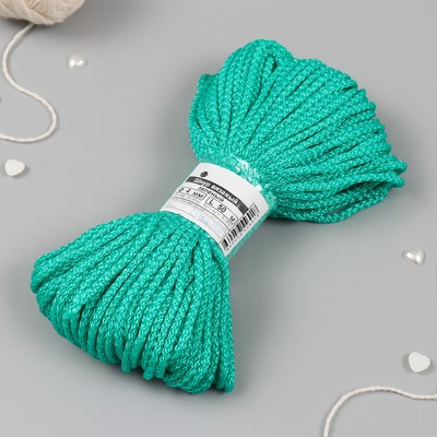 Шнур вязаный полипропилен 4 мм зеленый 50м Шнур вязаный полипропилен 4 мм зеленый 50м