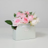 Коробка для цветов складная, мятная «Счастье ждёт тебя», 17 × 13 × 7 см (5 шт.)