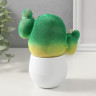 Растущий подарок травка Экоживчик "Кактус в горшочке" белый Растущий подарок травка Экоживчик "Кактус в горшочке" белый