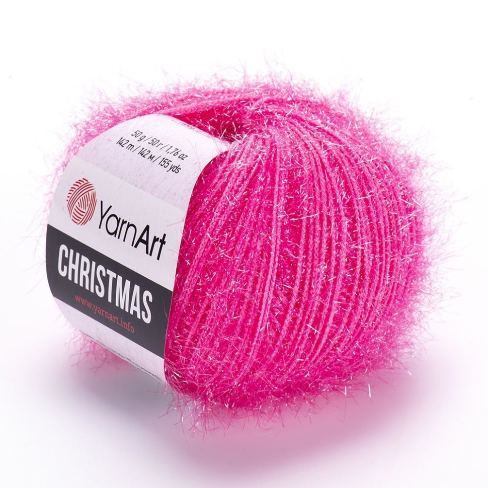 Christmas YarnArt - 09 (розовый неон)