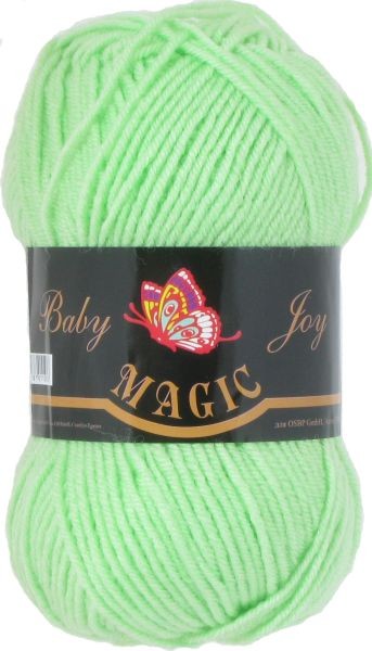 Пряжа Baby Joy  (Magic) 5706  неж.зеленый