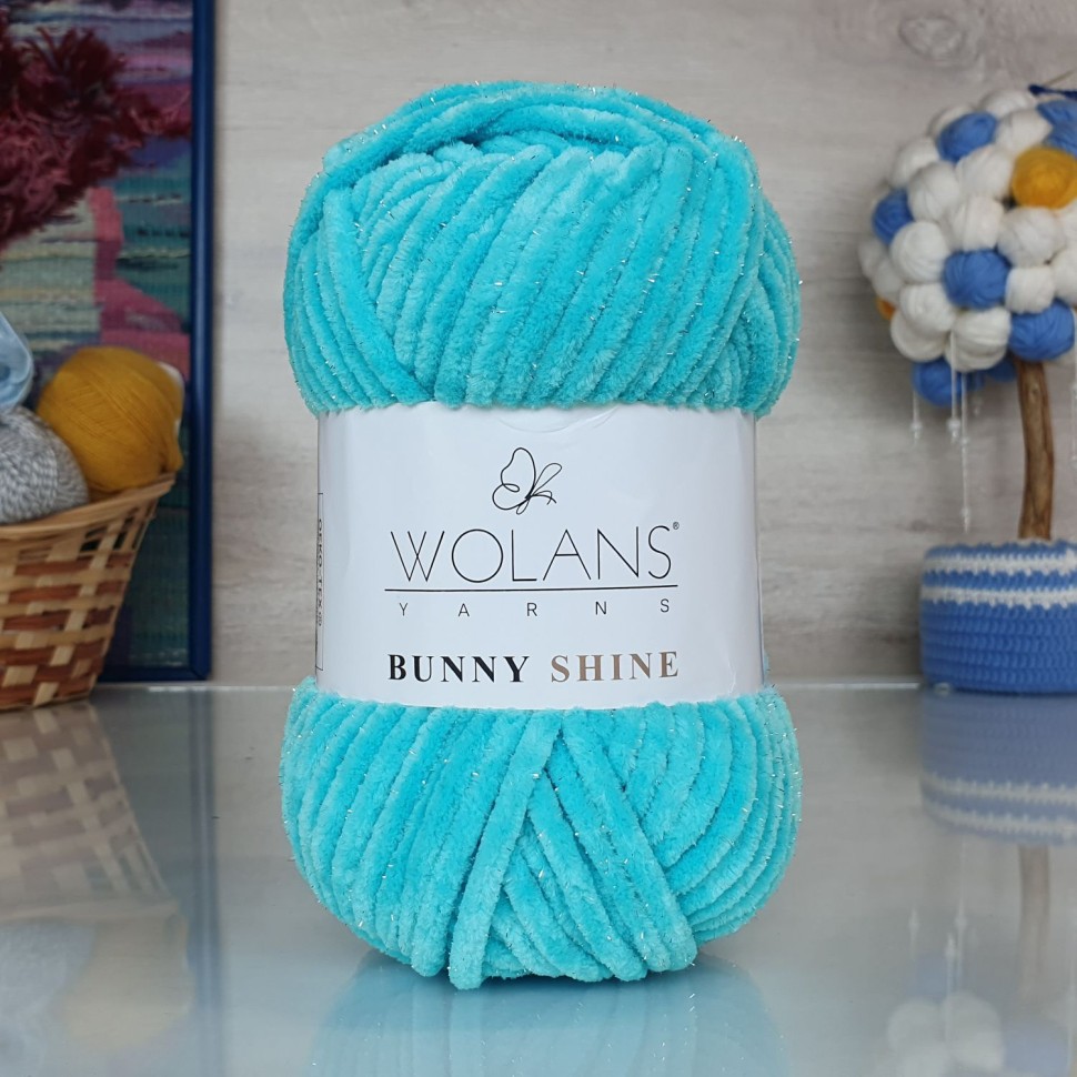 BUNNY SHINE WOLANS - 13 (зел.бирюза)