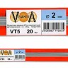 Спицы Visantia 5-ти компл. VT5 металл со спец.покрытием  20 см   2.0 мм.