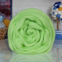 Тонкая шерсть (для валяния) - 193 (св.салат)