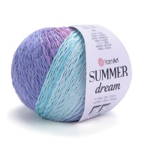 Summer Dream YarnArt - 4302 (мят/сир/гол)