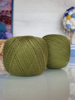 Нитки для рукоделия (вышивания) х/б ПНК - 4506 (оливковый)