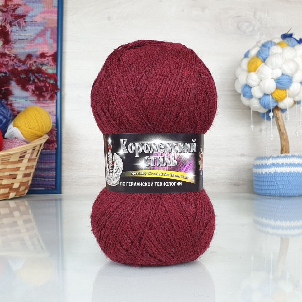 Королевский стиль (Колор-сити) - 2225 (бордо)