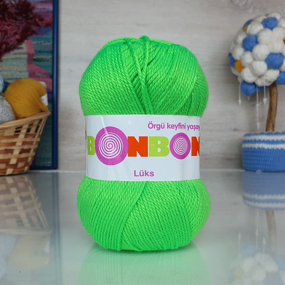 Bonbon luks Nako - 98395 (яр.зелень)