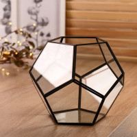 Флорариум каркас &quot;Агнес&quot; 18x20 см, черный