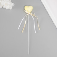 Декор для творчества &quot;Сердце&quot; (уп. 12 шт.) длина 20 см, айвори (12 шт.)