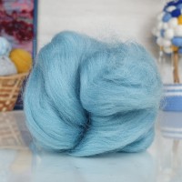 Гребенная лента для валяния (Камтекс) - 145 (ледяная мята)