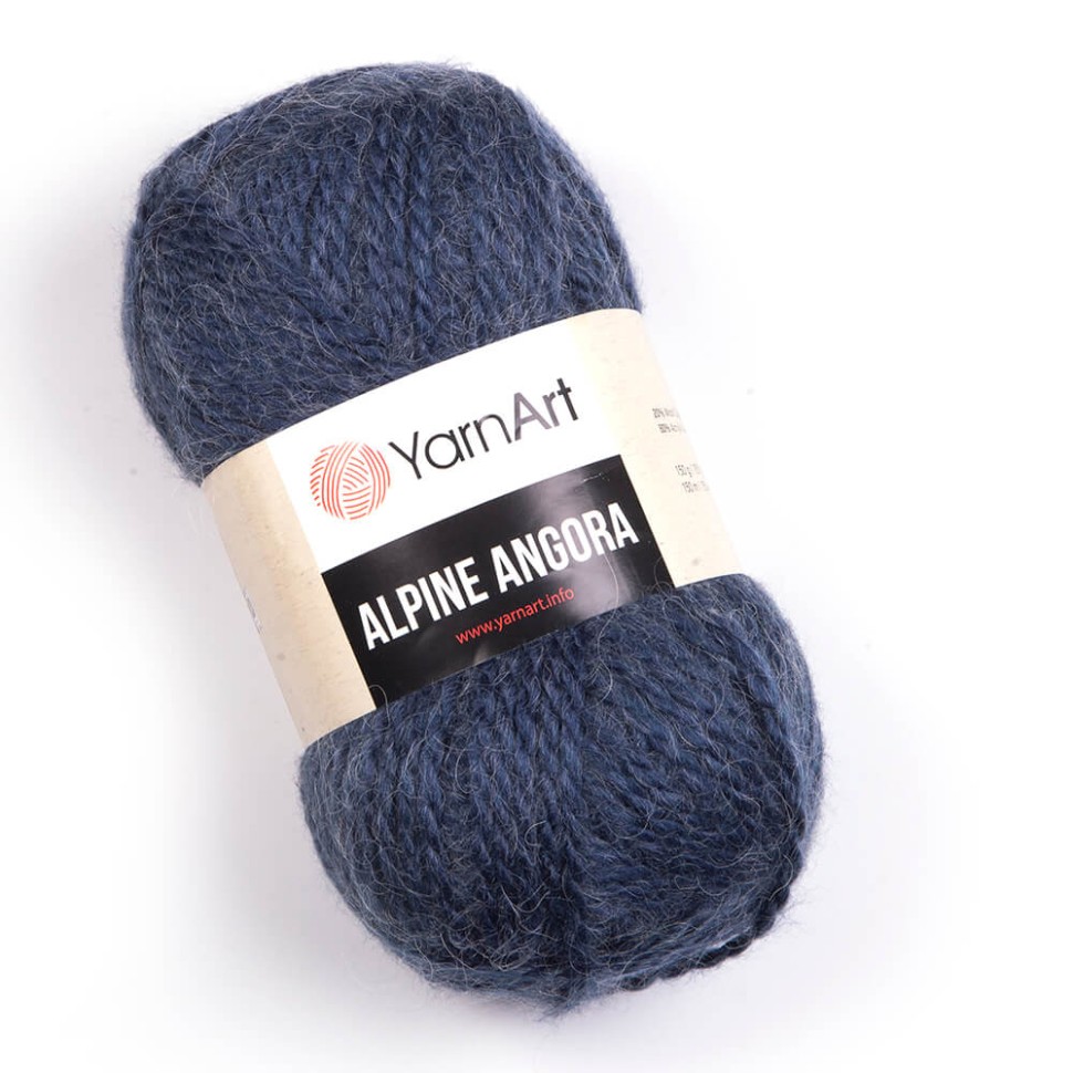 Пряжа Alpine Angora (YarnArt) - 338 (джинса)