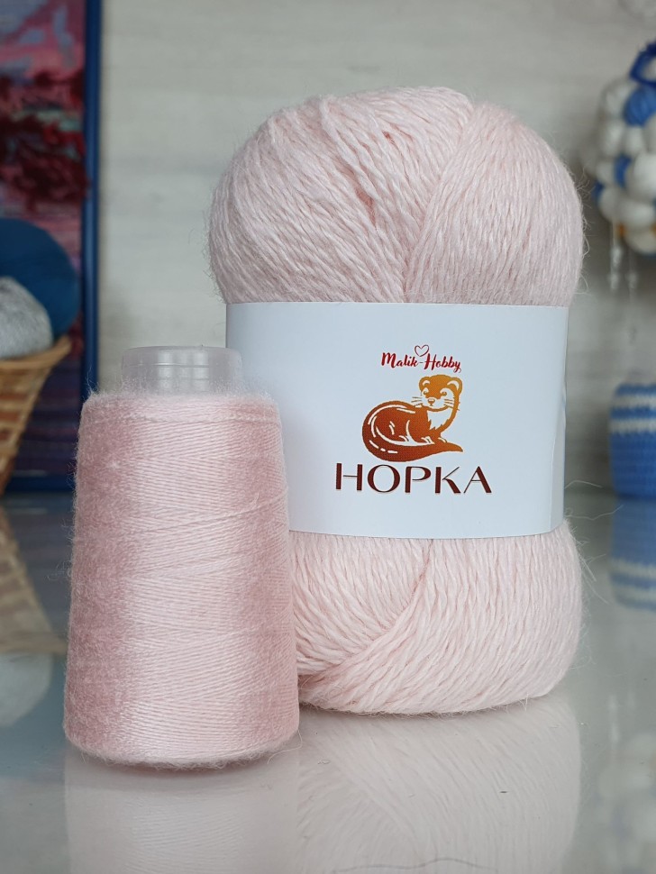 Норка M&H - 037 (светло-розовый)