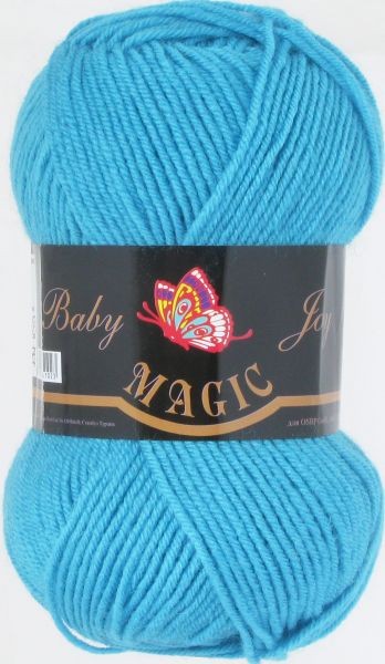 Пряжа Baby Joy  (Magic) 5708  голубая бирюза