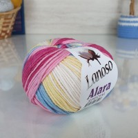 Alara special Lanoso - 701 (розов/молоч принт)