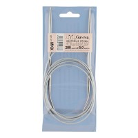 Спицы круговые MKX сталь (d 5.0 мм)/200 см, 1 шт с металл. леской, Gamma