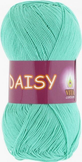 Пряжа Daisy Vita - 4409 (св.зеленая бирюза)