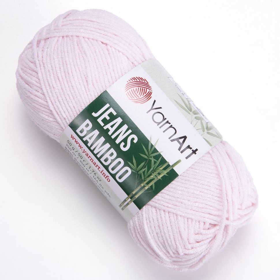 Jeans Bamboo YarnArt - 108 (бледно розовый)