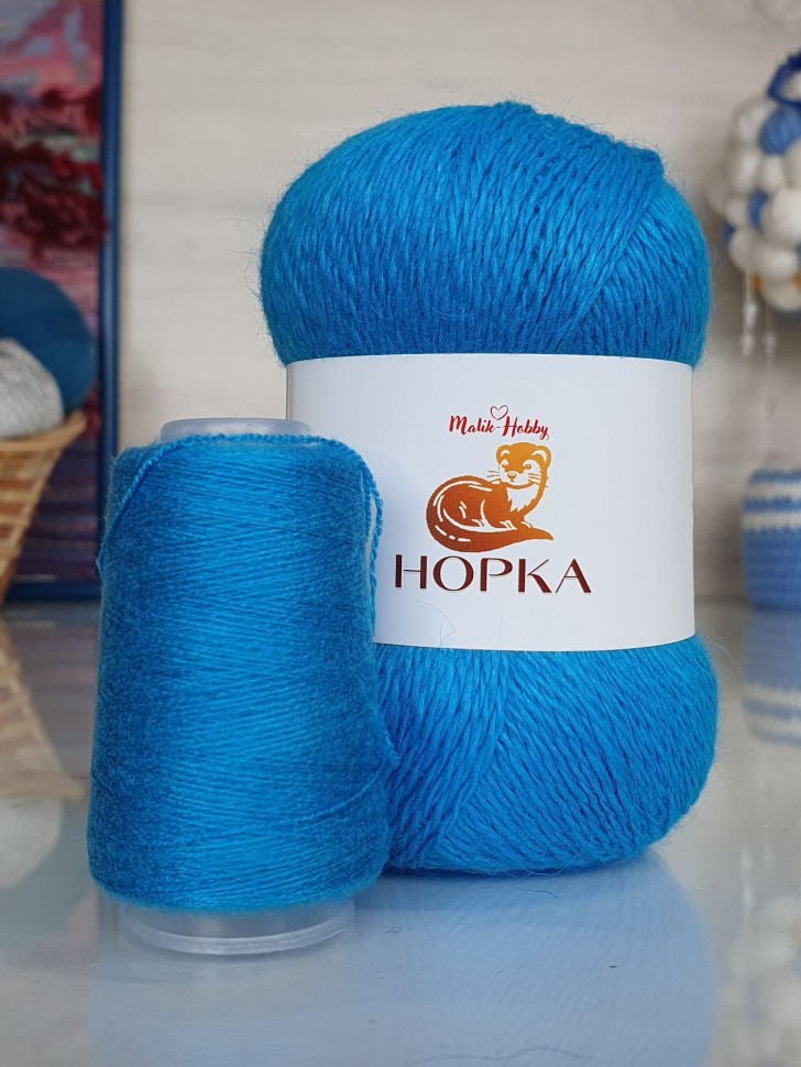 Норка M&H - 038 (бирюзовый)