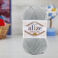 COTTON BABY SOFT (Ализе) - 344 (серый)