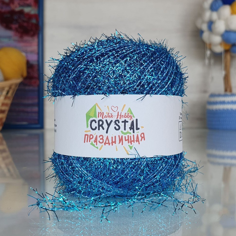 Crystal праздничная M&H - 065 (голубая бирюза)