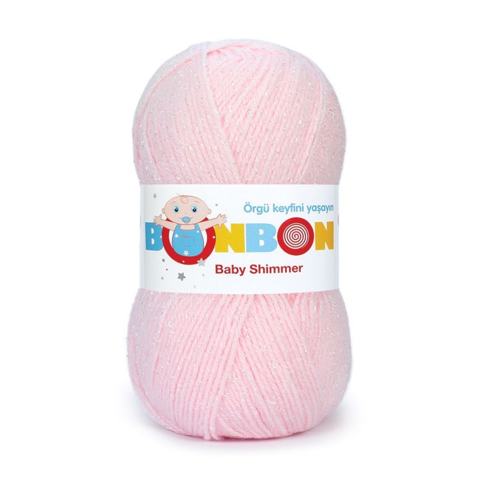 Пряжа Bonbon Baby Shimmer - 98703 (розовый)
