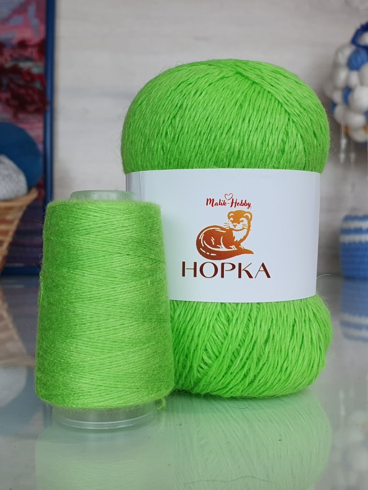 Норка M&H - 039 (салат неон)