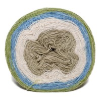 Ангорка колор - 27 (салатовый-сине-белый)